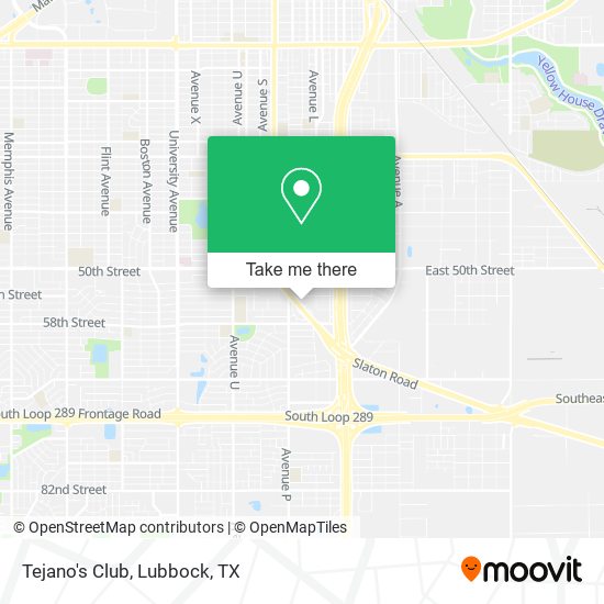 Mapa de Tejano's Club