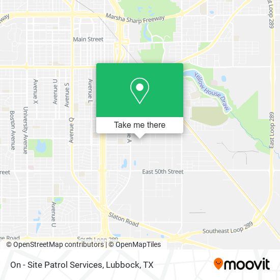 On - Site Patrol Services map