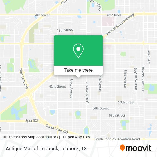 Mapa de Antique Mall of Lubbock