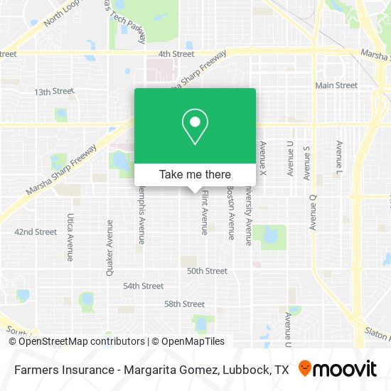 Farmers Insurance - Margarita Gomez map