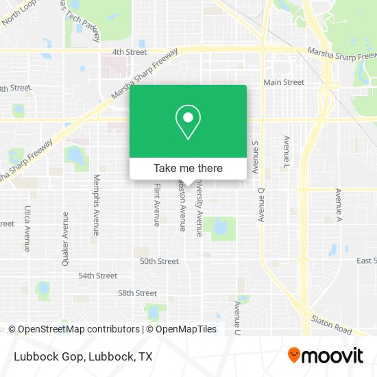 Lubbock Gop map