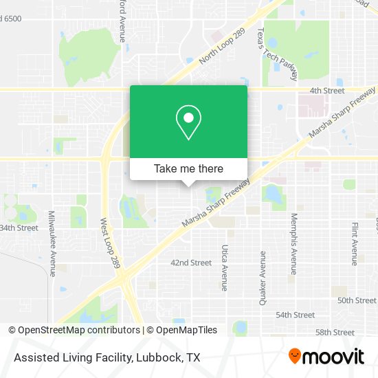 Assisted Living Facility map
