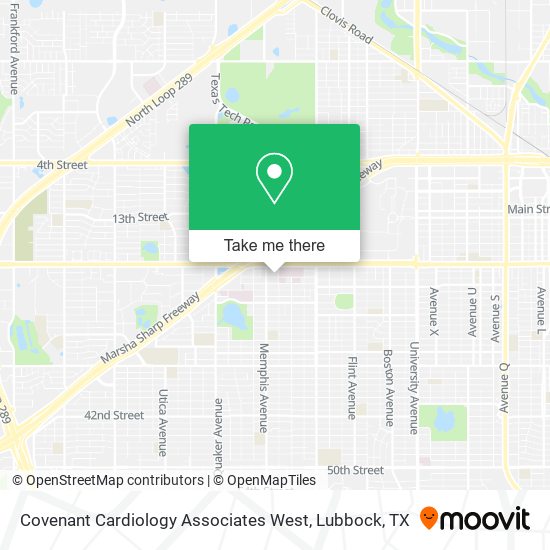 Covenant Cardiology Associates West map