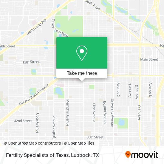 Fertility Specialists of Texas map