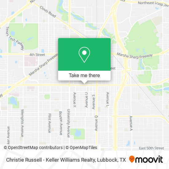 Christie Russell - Keller Williams Realty map