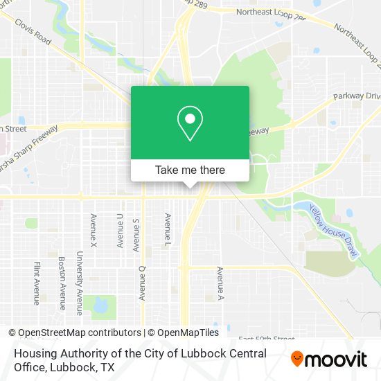 Housing Authority of the City of Lubbock Central Office map