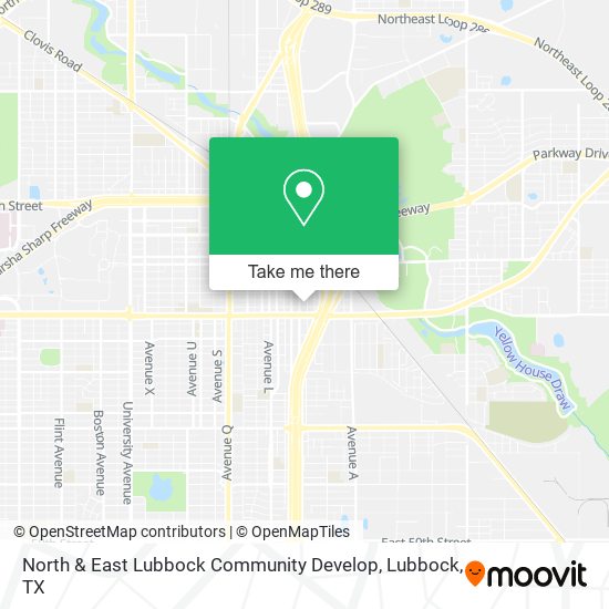 North & East Lubbock Community Develop map