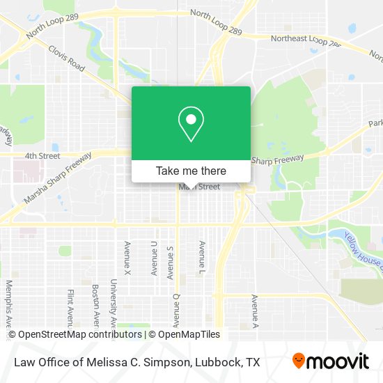 Law Office of Melissa C. Simpson map