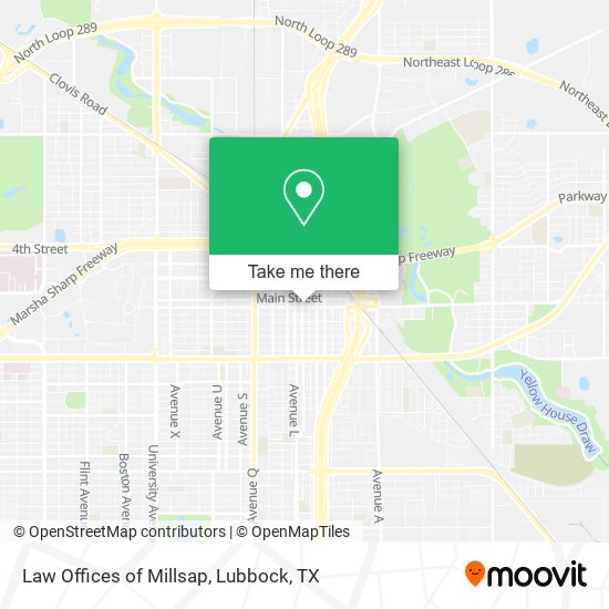 Law Offices of Millsap map