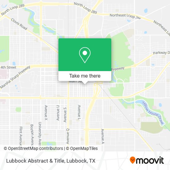 Lubbock Abstract & Title map
