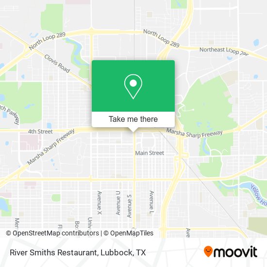 Mapa de River Smiths Restaurant