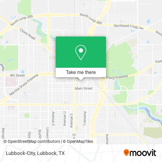 Lubbock-City map