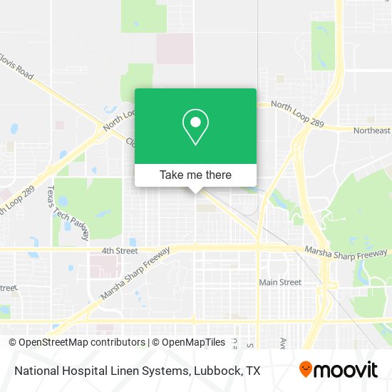National Hospital Linen Systems map