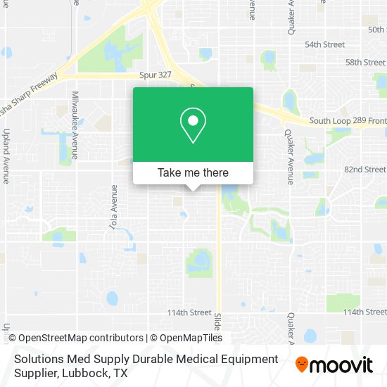 Mapa de Solutions Med Supply Durable Medical Equipment Supplier