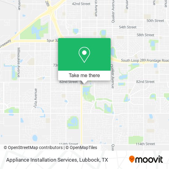 Appliance Installation Services map