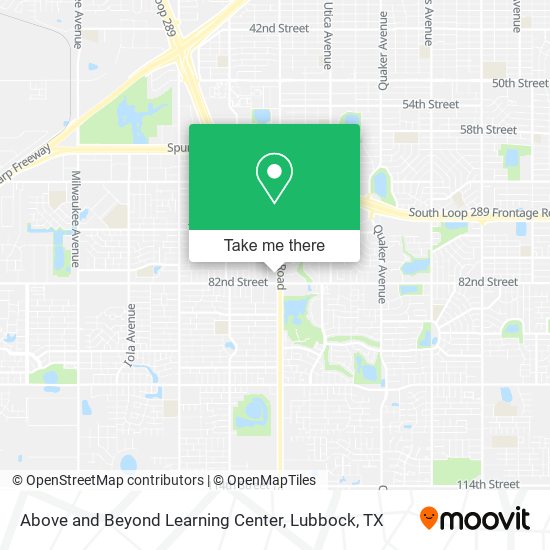 Above and Beyond Learning Center map
