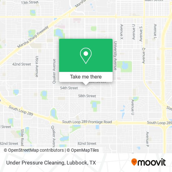 Under Pressure Cleaning map