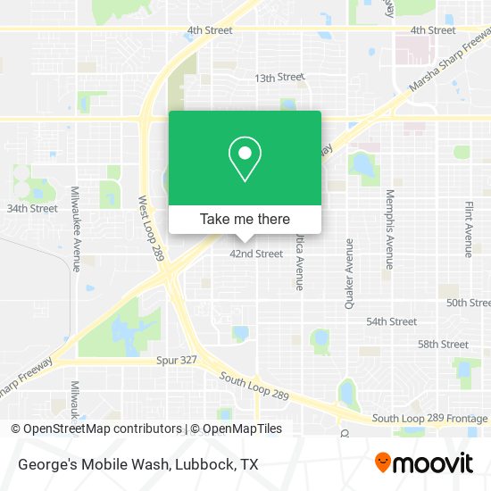 George's Mobile Wash map