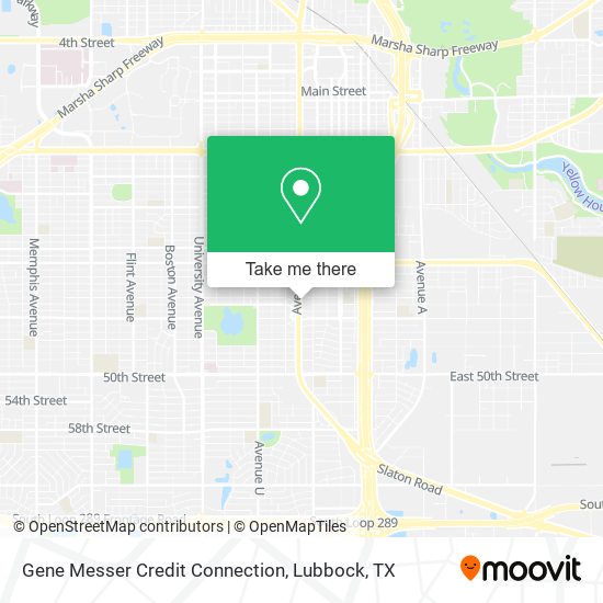 Gene Messer Credit Connection map