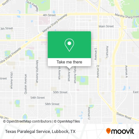 Texas Paralegal Service map