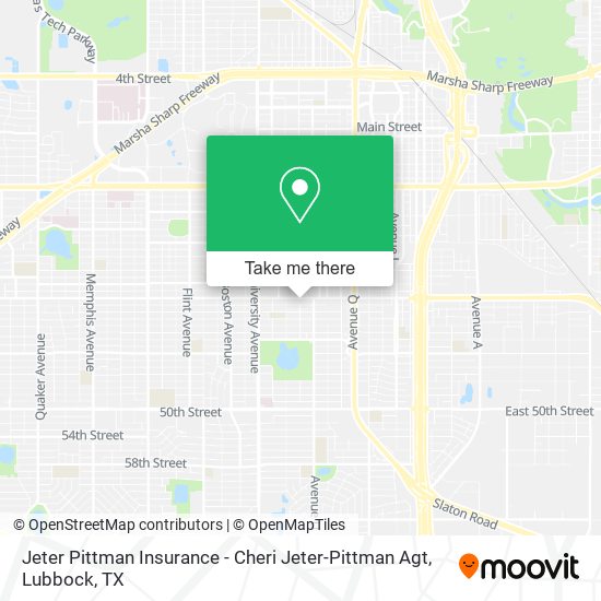 Jeter Pittman Insurance - Cheri Jeter-Pittman Agt map