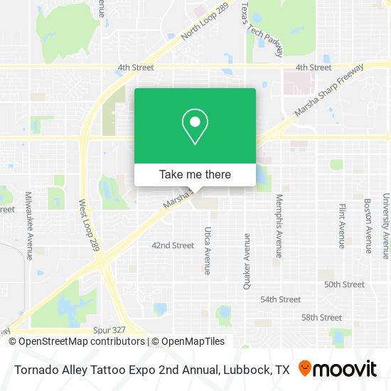 Tornado Alley Tattoo Expo 2nd Annual map
