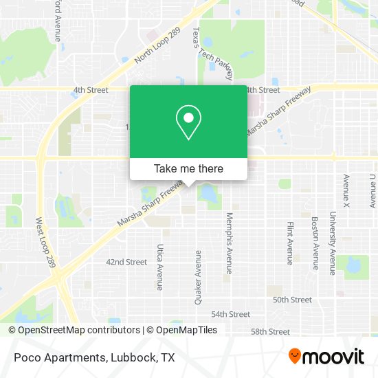 Poco Apartments map