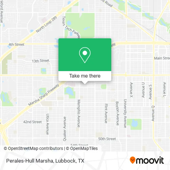 Perales-Hull Marsha map