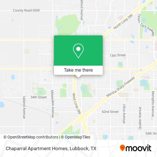 Chaparral Apartment Homes map
