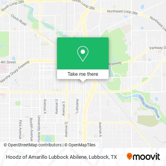 Hoodz of Amarillo Lubbock Abilene map