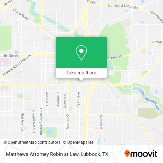 Matthews Attorney Robin at Law map