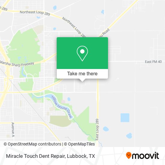 Miracle Touch Dent Repair map