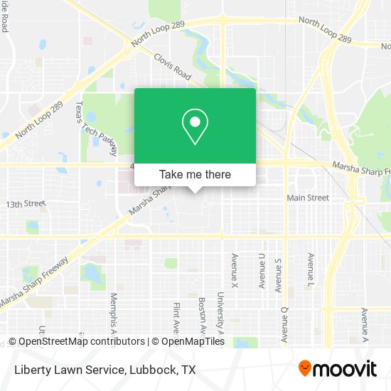 Liberty Lawn Service map