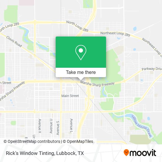 Mapa de Rick's Window Tinting