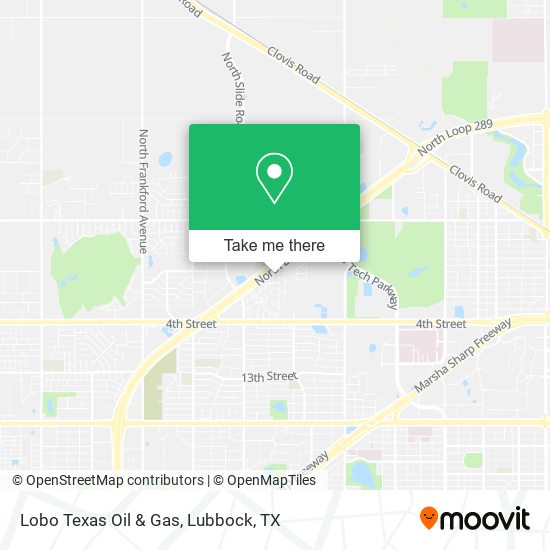 Lobo Texas Oil & Gas map