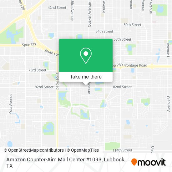 Amazon Counter-Aim Mail Center #1093 map