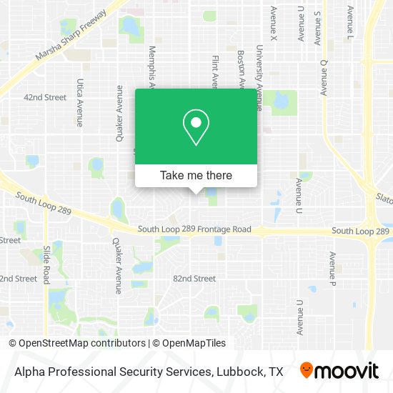 Alpha Professional Security Services map