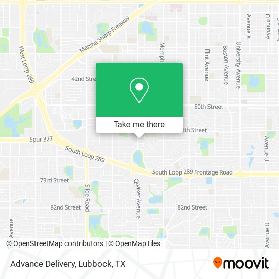 Advance Delivery map