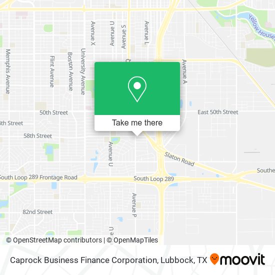 Caprock Business Finance Corporation map