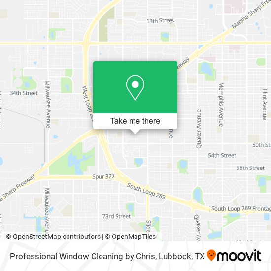 Professional Window Cleaning by Chris map