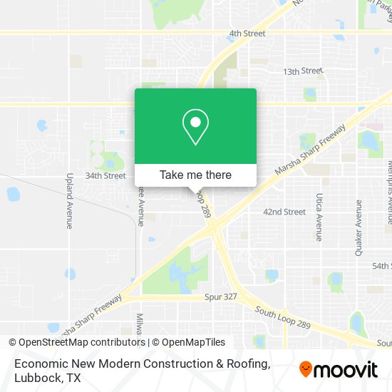 Economic New Modern Construction & Roofing map