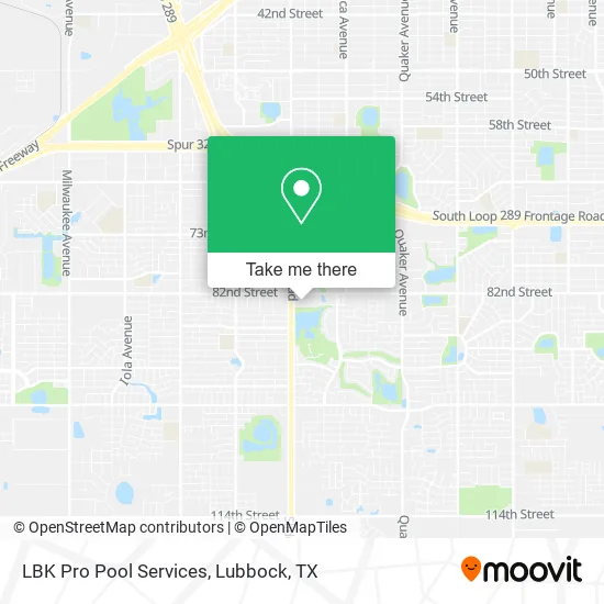 LBK Pro Pool Services map