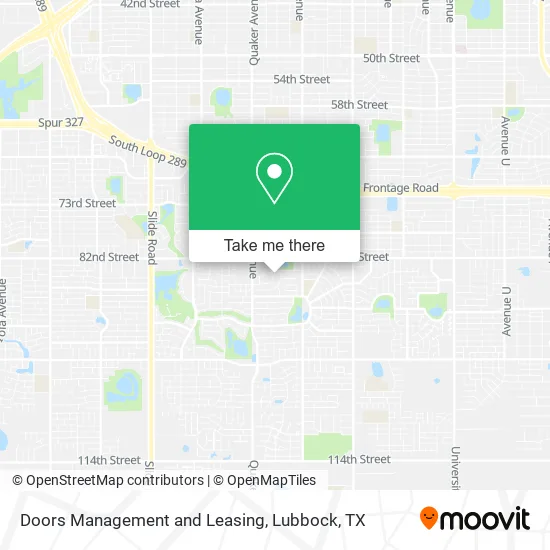 Doors Management and Leasing map