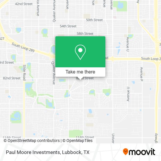 Mapa de Paul Moore Investments