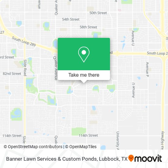 Banner Lawn Services & Custom Ponds map