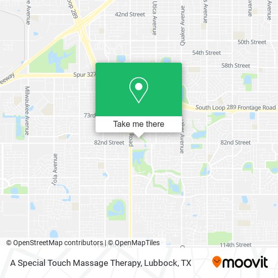 A Special Touch Massage Therapy map