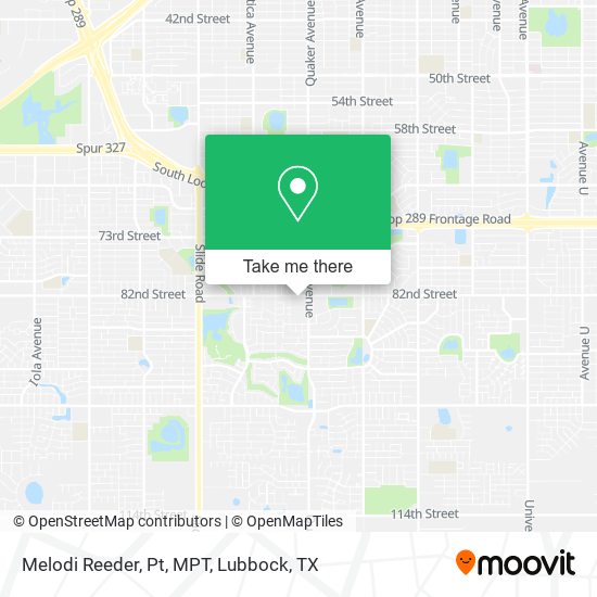 Mapa de Melodi Reeder, Pt, MPT