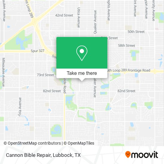 Mapa de Cannon Bible Repair