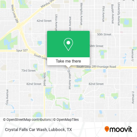 Crystal Falls Car Wash map