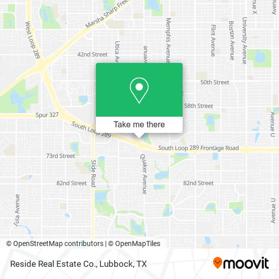Reside Real Estate Co. map